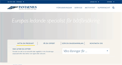 Desktop Screenshot of pantaenius.se
