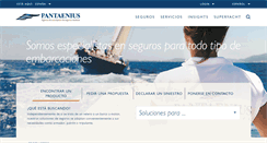 Desktop Screenshot of pantaenius.es